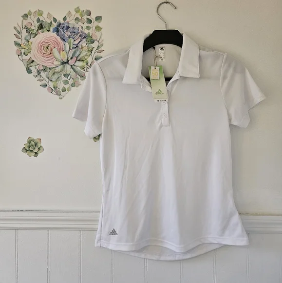 Adidas Primegreen UPF Sun Protection Golf Teniss Shirt Top Breathable Polo - Picture 2 of 6